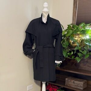 London Fog Vintage Capelet Trench Coat